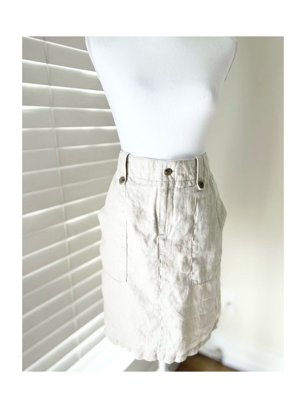 J. Crew Linen Skirt